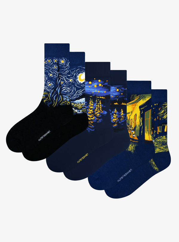 La noche estrellada, pack de 3