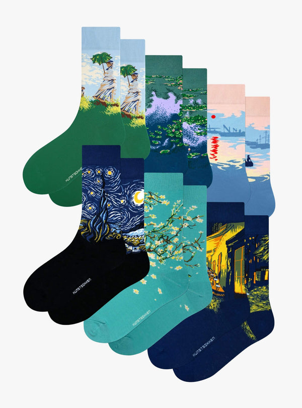 Monet y Van Gogh, pack de 6