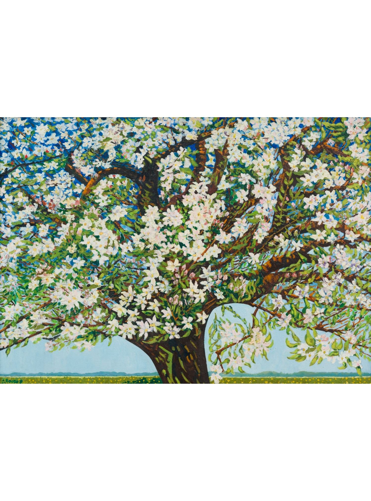 Charley Toorop - Beemster, Blühender Baum