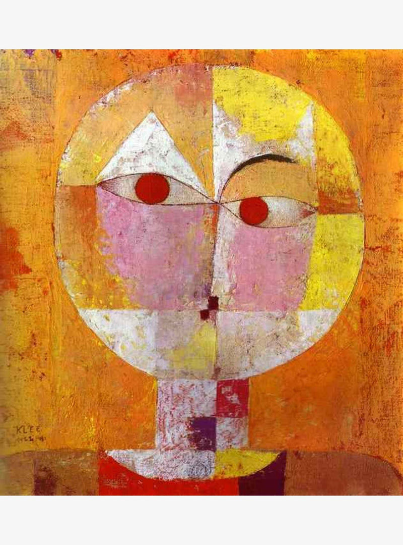 Senecio van Paul Klee, het originele kunstwerk achter de sokken