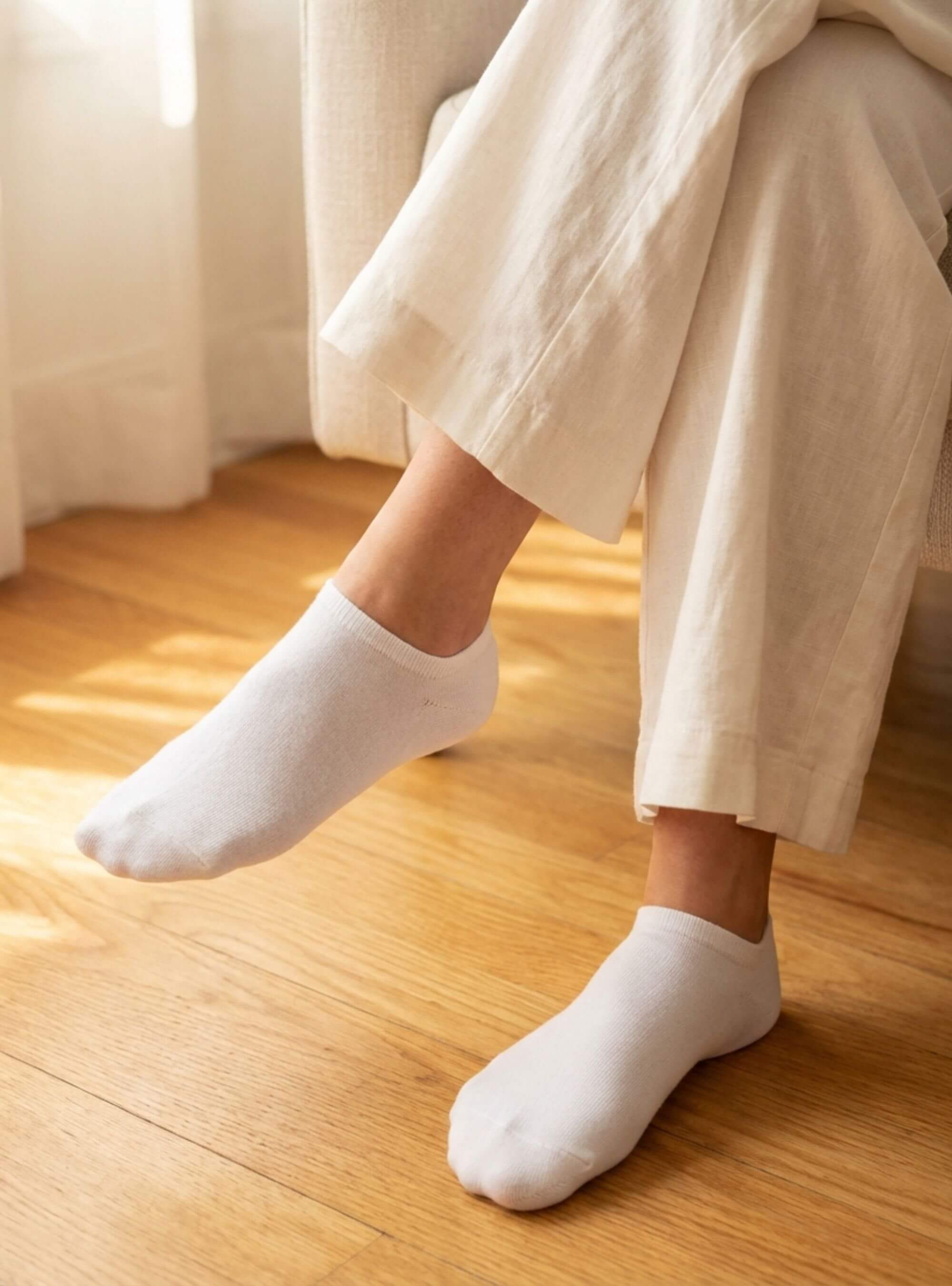 Bio-Essentials Low weiß 3-Pack