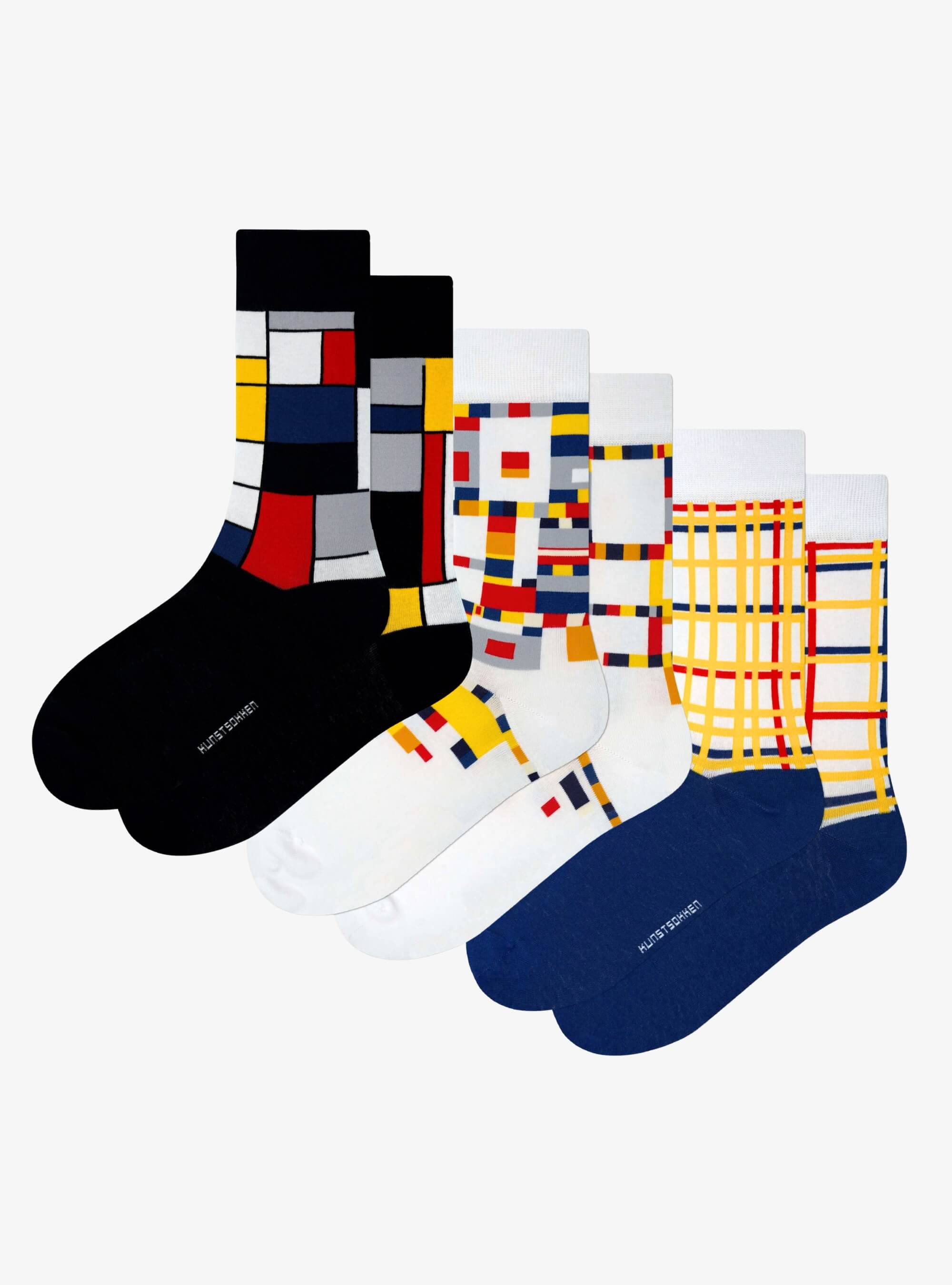 Mondrian Gift Box 3-Pack