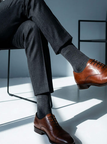 Organic Essentials Crew Dark Grey 3-Pack