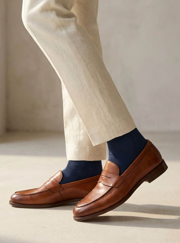 Organic Essentials Crew Navy 3-Pack