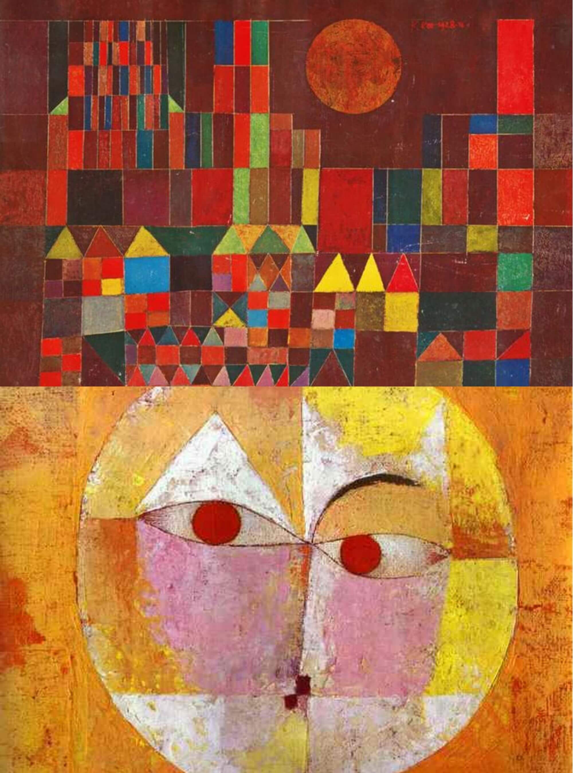 「Paul Klee」 Paul Klee 2-Pack Socks | Castle and Sun & Senecio | Kunstsokken