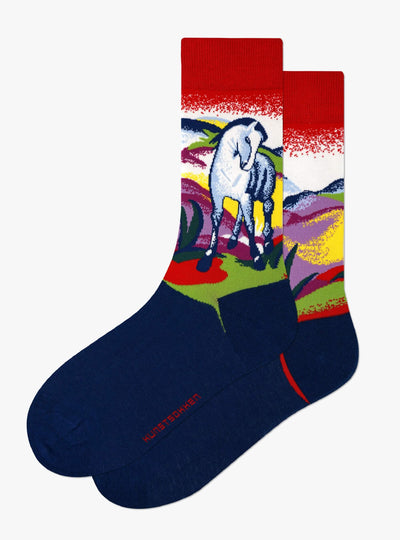 Caballo azul I